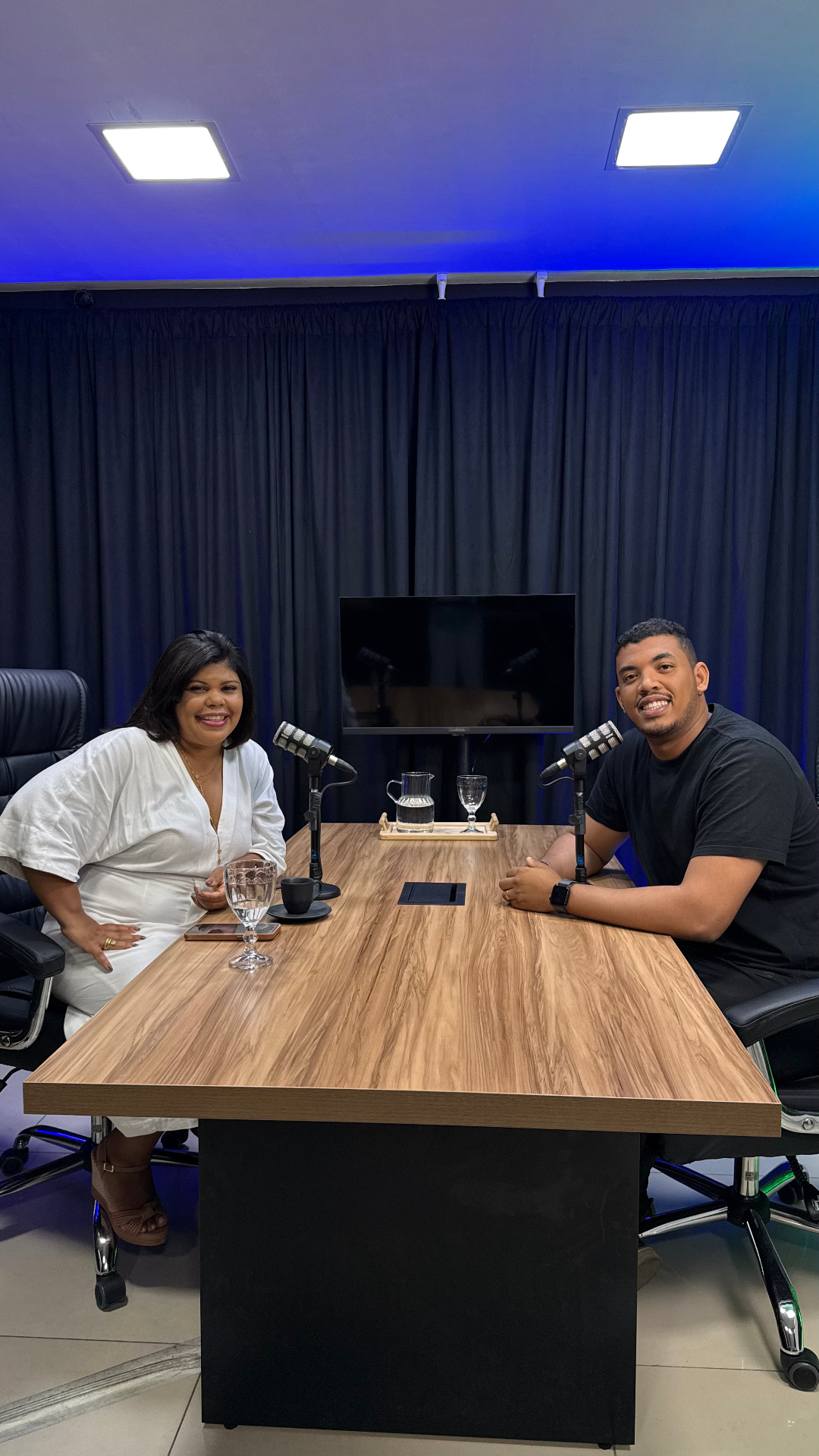 Gravação de podcast no AF Cast