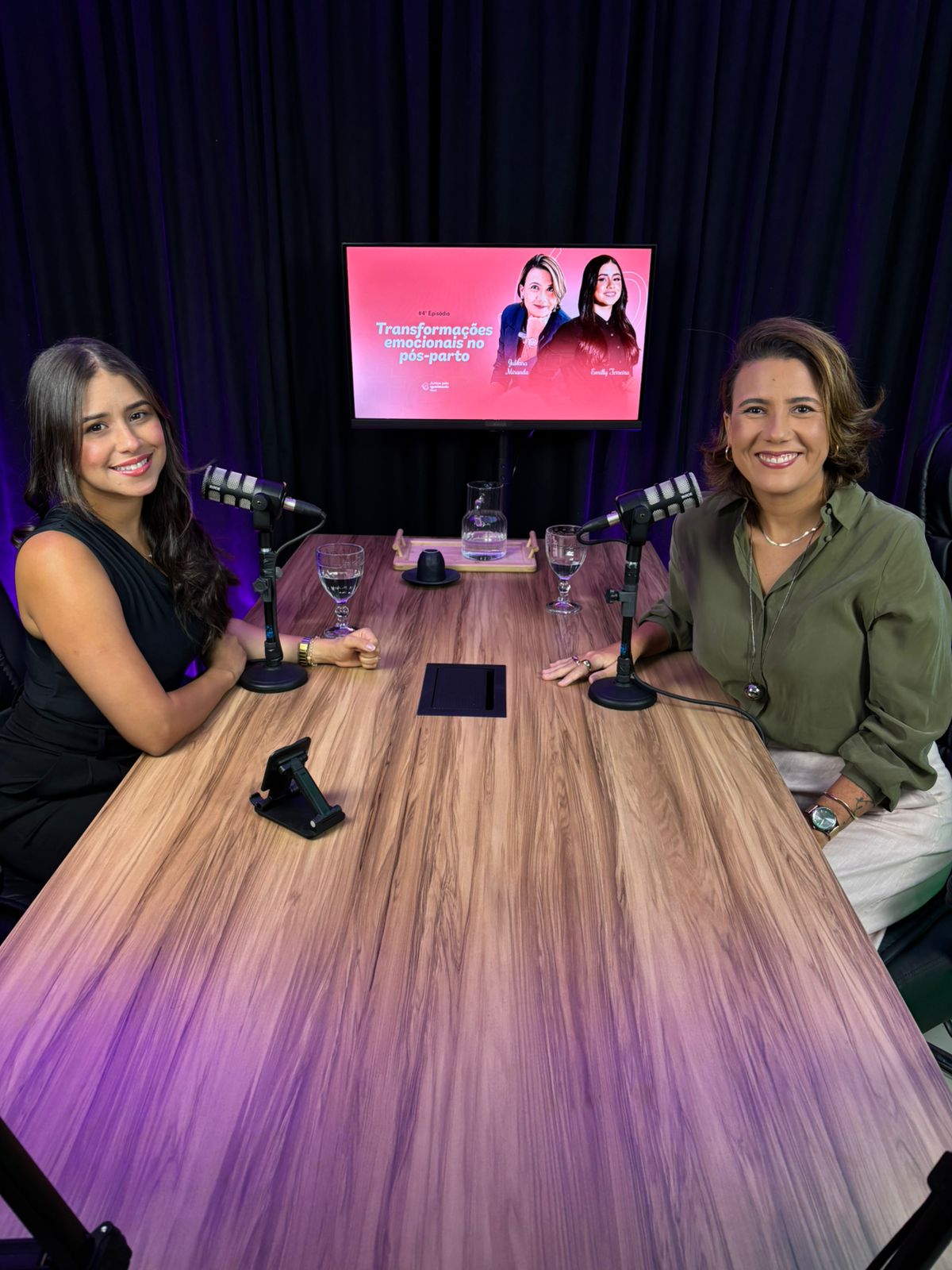 Gravação de podcast no estúdio AF Cast